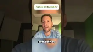 Journalist*in werden: Tipps von @MrWissen2go #studium #karriere #politik