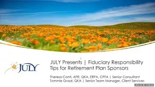 Fiduciary Responsibility Tips for Retirement Plan Sponsors