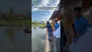 Family Fishing Day at Palli Bangla Resort 🎣 | Nature, Bonding & Beautiful Moments #kolkataresort