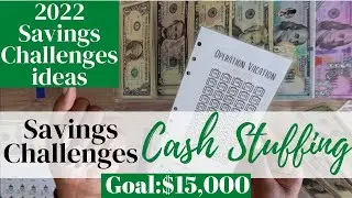 SAVINGS CHALLENGES CASH STUFFING + MORE 2022 SAVINGS CHALLENGE IDEAS | NOVEMBER 2021