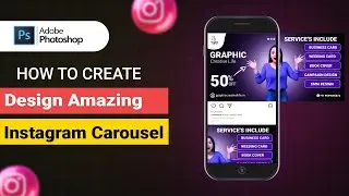 Design Amazing Instagram Carousel In Photoshop For Beginners!!