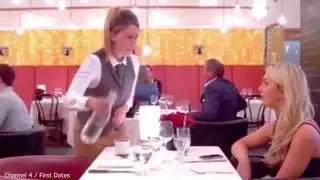 First Dates contestant WETS himself in the middle of dinner