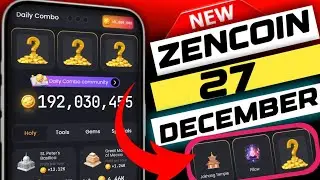 zen coin daily combo today 27 December | zen coin daily meditation today | zen coin daily combo