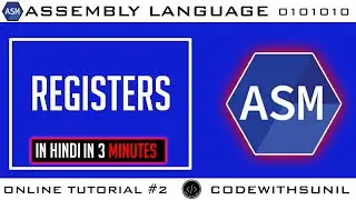 What are the meaning of register in assembly language In Hindi | CodewithSunil