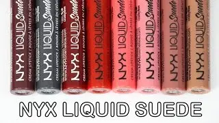 NYX LIQUID SUEDE | Cream Lipstick | Swatches & Review | à la Alena