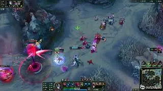 Aphelios Shaco vs Jinx Thresh