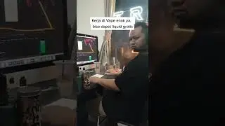 Enak ya kerja di vape #shorts #vape vapetricks #caliburnak2