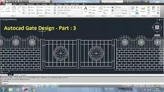 Autocad Gate Design John David   Part 03