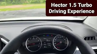 Driving MG HECTOR For First Time | HECTOR Test Drive Video | HECTOR DRIVE