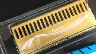plastic clamshell packaging tested by Apacer Memory ram module DDR3