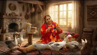 Peaceful Village Life 🌾 | Rural Woman&rsquo;s Daily Routine & Handmade Yarn Wall Flower&rdquo;