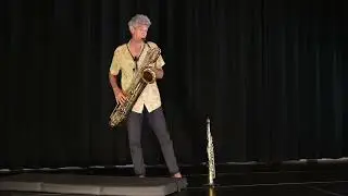 St.James Infirmary,  Moment-Musik, Christoph Wiesmann solo mit Sopran- und Baritonsax