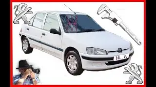 PEUGEOT 106. Réparation d'une prise d'air sur le réchauffeur de gasoil.
