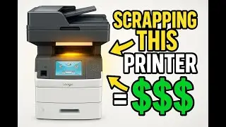 Scrapping 7 Printers for Gold, Copper, Aluminum & Hidden Value! (Full Breakdown)