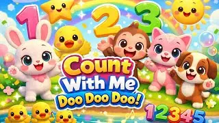 Count With Me Doo Doo! 🎵 Numbers Song for Kids | Learn to Count 1&ndash;5! KidiJoy TV