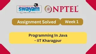 Programming In Java Week 1 || NPTEL ANSWERS 2024 #nptel #nptel2024 || NPTEL 2024