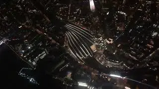 One of the best night landing at London City’s Airport