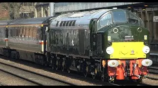 (4K) The Norfolk Coast Express On 1Z75 With LSL Class D213 (40013) Tnt 47593 At Lincoln On 16/04/22