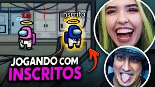 JOGAMOS AMONG US COM NOSSOS INSCRITOS!