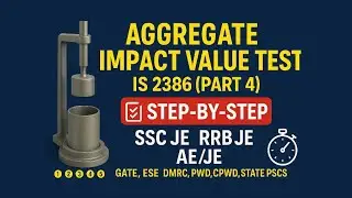Aggregate Impact Value Test | Step-by-Step Lab Test for All Competitive Exams (SSC JE, AE JE, GATE)&rdquo;