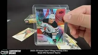 2022-23 Upper Deck Trilogy Hockey 5 Box Break #10