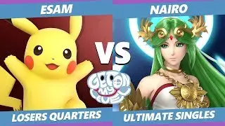 GOML 2019 SSBU - PG | Esam (Pikachu) Vs NRG | Nairo (Palutena) Smash Ultimate Tournament L. Quarters