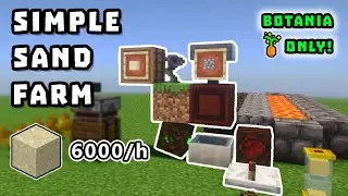 Simple Cobble / Sand Farm - Botania Only Tutorial