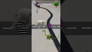 Elephant and Brachiosaurus 🐘🍇| Elephant Cartoon | Brachiosaurus 🦕 | Dinosaur Cartoon #dinosaurus