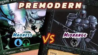 UG Madness vs Mono Black Midrange [Premodern MtG Gameplay]