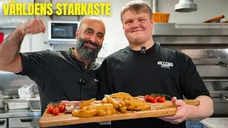 Vi bjöd världens starkaste 20-åring på 1 kg T-bone
