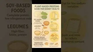 Best plant-based proteins for kidneys #shorts