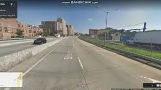 Sheridan Boulevard (NY 895) northbound [2018 Pre-Construction]