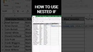 Как использовать вложенную функцию ЕСЛИ в Microsoft Excel и Google Таблицах #дляначинающих #руков...