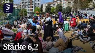 Istanbul: Bewohner bringen sich vor schwerem Erdbeben in Sicherheit