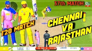IPL 2020-CHENNAI SUPER KINGS VS RAJASTHAN ROYALS 37 MATCH HIGHLIGHTS IN Real Cricket&trade; 20 | CSK VS RR