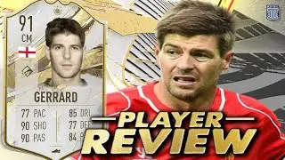 91 PRIME ICON GERRARD SBC PLAYER REVIEW! META - FIFA 23 ULTIMATE TEAM