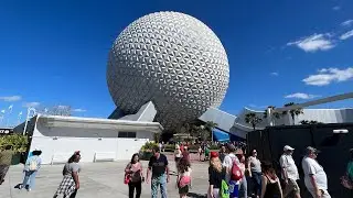 Presidents Day Weekend 2022 Crowds at EPCOT in 4K | Walt Disney World Orlando Florida