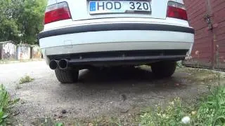 BMW 320i E36 with Novus Sport Exhaust