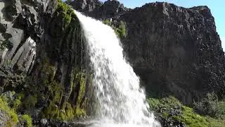 World of Waterfalls: Gjarfoss from Its Precarious Ledge