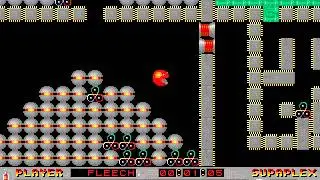 Supaplex: Original Levels: Level 14: Fall Out!