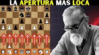 LA APERTURA MÁS LOCA QUE EXISTE (17 movimientos de PEÓN) Diemer vs Heiling (1984)