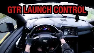 DATA LOGGING A NISSAN GTR LAUNCH CONTROL!!