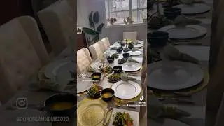 Dining table setup #dreamhome #homedecor #homedecoration #reel #trending #ručak #diningtable #fyp