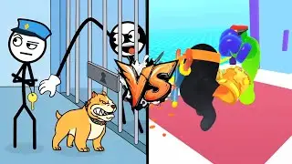 🔥 Thief Puzzle vs Join Blob Clash | Hard Level Challange | Full Gameplay 🔥🎮