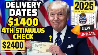 🎉 NEW Latest $2400 4th Stimulus Check For ALL!? $600 TSCL $1400 ✅Social Security SSI,SSDI,VA Seniors