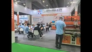 jiayuan screen printing machine fair reported by TV #screenprinting #screenprinter #factory #glass