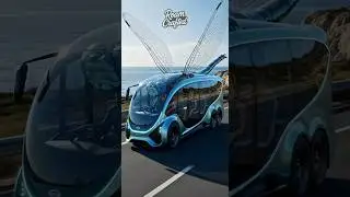 🚍💎 Dragonfly Dash Bus Experience | AI Realistic Motion Ride | Coastal Light Reflections 4K 🌤️