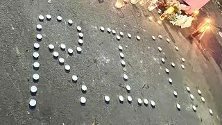 Vigil held for homeless man killed during homeless encampment clear-out