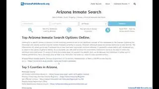Arizona Mugshots (Jail and Prison) Search Official Online Inmate Records.