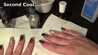ASMR 1NEW NAILS Old for New Gel Polish Color Change City Water  Sounds No talk